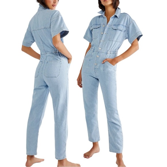 Free People Pants - FREE PEOPLE Marci Coverall